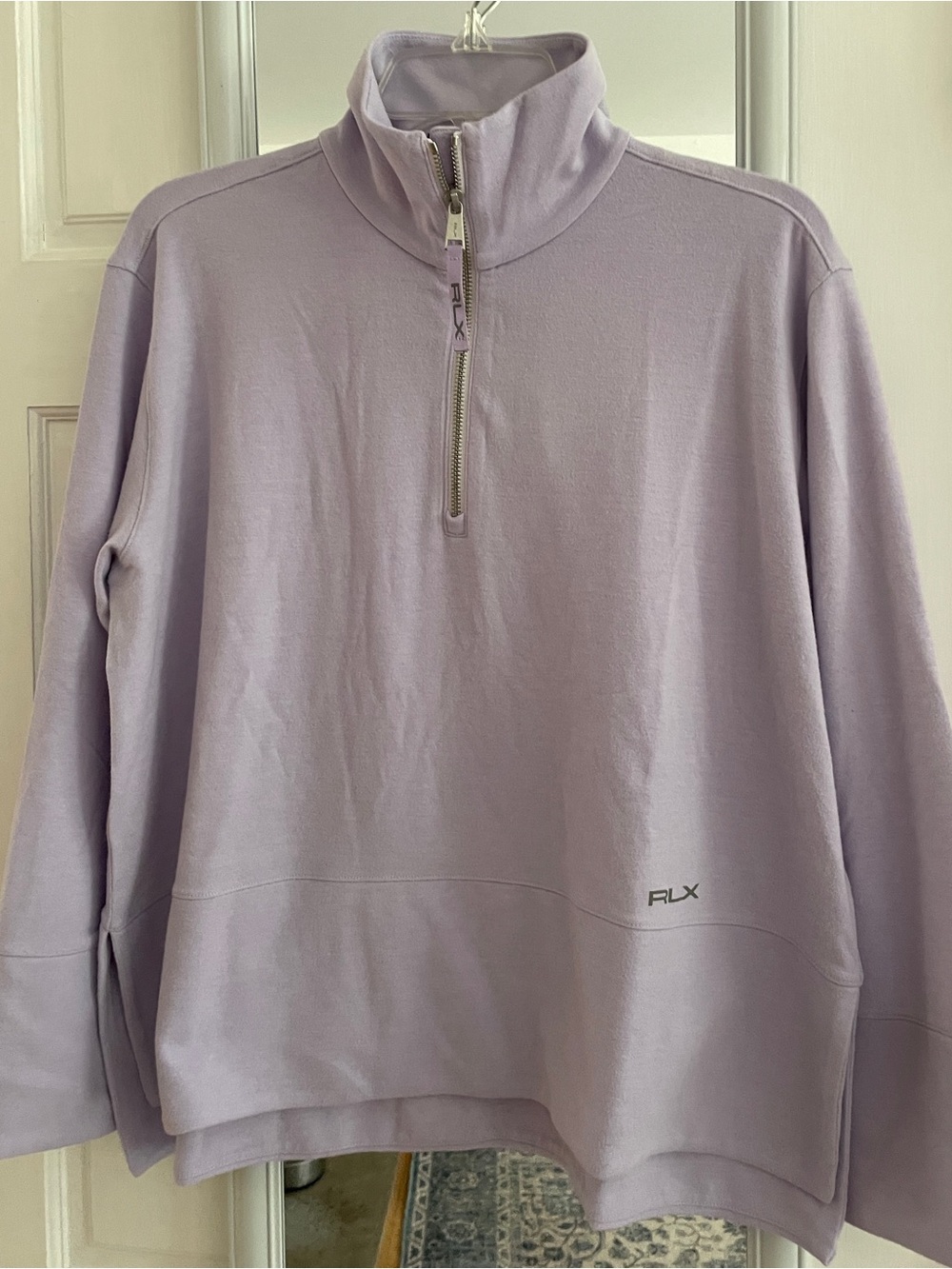 RLX Ralph Lauren Lavender Quarter-Zip Pullover